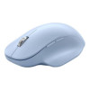 Microsoft 222-000-ERGO-BLUE Mouse in pastel blue colour - right side view