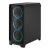 Fractal Design Meshify 3 Mid Tower Gaming PC Case - Black RGB TG Light Tint