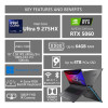ASUS ROG Strix G18 G815LM-S9008W Intel Core Ultra 9 275HX 32GB RAM 1TB SSD RTX 5060 18" Windows 11 Home Gaming Laptop