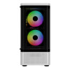 Gamdias TALOS E3 CG WH Mid Tower ATX Gaming PC Case with 3 x RGB Fans - White