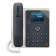 Poly Edge E100 PoE-enabled NoiseBlockAI Acoustic Fence Wired IP Desk Phone - Black