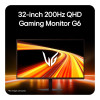 LG UltraGear G6 32G620B-B 31.5" Quad HD IPS 200Hz 1ms Height Adjustable Gaming Monitor