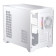 1st Player UV6 Tempered Glass Micro ATX Gaming Case - White with 3 RGB Fans