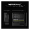 Corsair 3500X Tempered Glass Mid-Tower ATX Gaming PC Case - Black