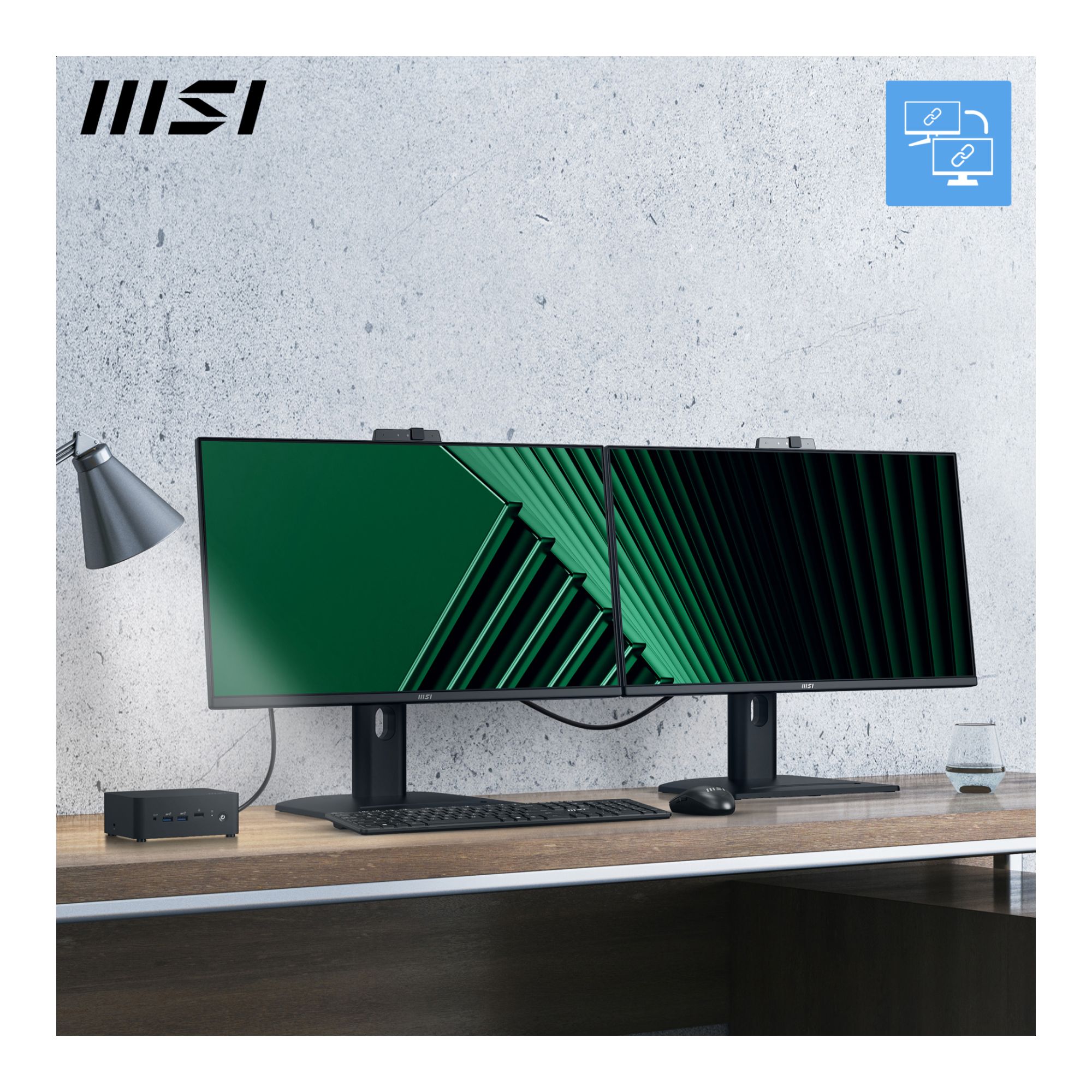 MSI PRO MP275QPDG 27 IPS QHD 100Hz USB-C Adjustable Monitor