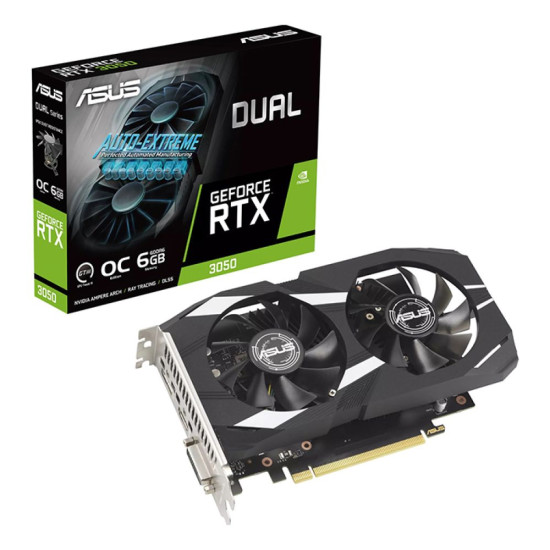 ASUS RTX 3050 6GB GDDR6 GPU for smooth and lag-free gameplay
