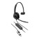 Poly Mission 425 Wired On-Ear AI Noise Reduction Headset - Black
