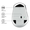 Logitech Triathlon M720 RF Wireless Bluetooth Optical 1000 DPI Mouse - Black