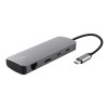 Trust Dalyx 8-in-1 Multiport USB-C Adapter - Grey