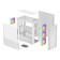 DeepCool CH560 WH Mid Tower Tempered Glass Gaming PC Case - White