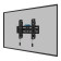 Neomounts WL30S-850BL12 24-65" Lockable Fixed TV Wall Mount - Black