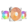 be quiet! Light Wings LX High Speed 120mm ARGB PWM Case Fan - White Triple Pack