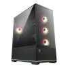 Refurbished - MSI MAG PANO 110R PZ ARGB Tempered Glass Mid Tower Gaming PC Case - Black