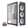 CiT Destroyer White ATX Gaming PC Case - White