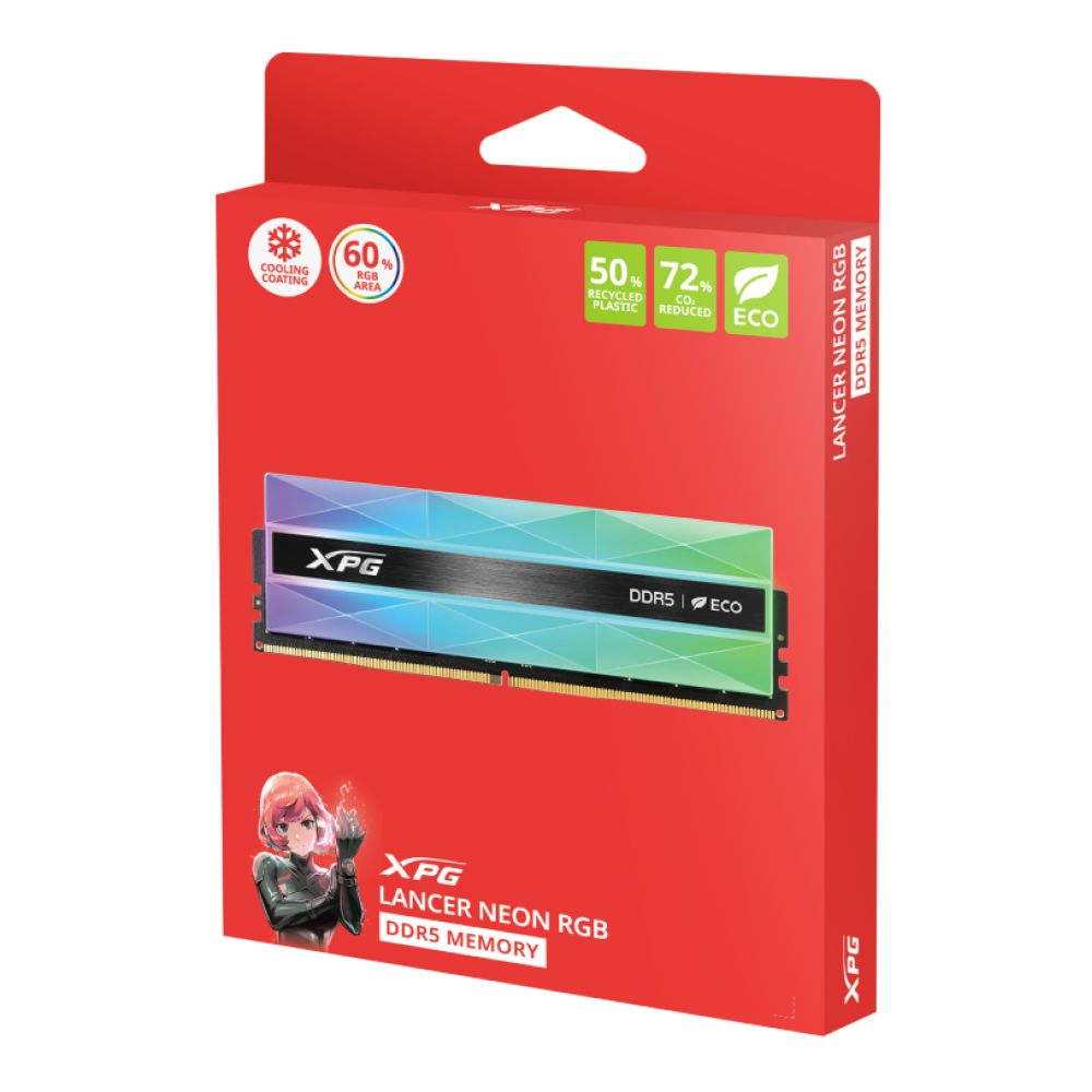 ADATA XPG LANCER NEON 32GB RAM AX5U6400C3216G-DCLANRSG