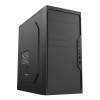 CiT Work Chassis micro ATX PC Case - Black