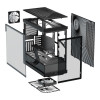 HYTE Y40 Mid Tower Panoramic Tempered Glass Gaming Case - Black
