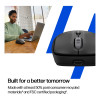 HP 705 Ambidextrous Wireless Multi SurfaceTracking 6000 DPI Mouse - Black