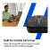 HP 705 Ambidextrous Wireless Multi SurfaceTracking 6000 DPI Mouse - Black