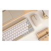 ASUS Marshmallow KW100 75% Wireless Keyboard - Oat Milk