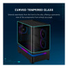 Refurbished - ASUS Prime AP202 ARGB Tempered Glass Micro ATX Gaming Case - Black