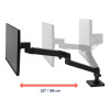 New Open Box - Ergotron LX Pro Desk Mount Support Display Up to 34" 360° Single Monitor Arm