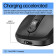 HP 515 Ultra Fast Rechargeable Right-handed Wireless Multi SurfaceTracking 4000 DPI Mouse - Black