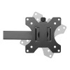 Neomounts FPMA-D550DBLACK 10-32" Full Motion Desk Mount Clamp & Grommet Dual Monitor Arm - Black