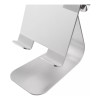 Neomounts DS15-050SL1 Universal Foldable Tablet & Smartphone Up to 11" 90° Tilt Aluminium Stand - Silver