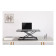 Neomounts NS-WS050BLACK Sit-Stand Workstation Desk Converter - Black
