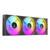 Antec Connect C120 120 ARGB Hydraulic Bearing Computer Case Fan 3 Pack - Black