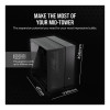 Corsair 6500D Airflow Mid Tower Tempered Glass ATX Gaming PC Case - Black
