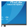 iiyama ProLite XB2797QSU-B1 27" Quad HD IPS 75Hz 1ms Height Adjustable Monitor with Speakers - Matte Black
