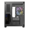 Antec CX600M ARGB Tempered Glass Mini Tower Gaming PC Case - Black