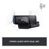 Logitech C920 Pro Full HD USB 30fps Webcam - Black