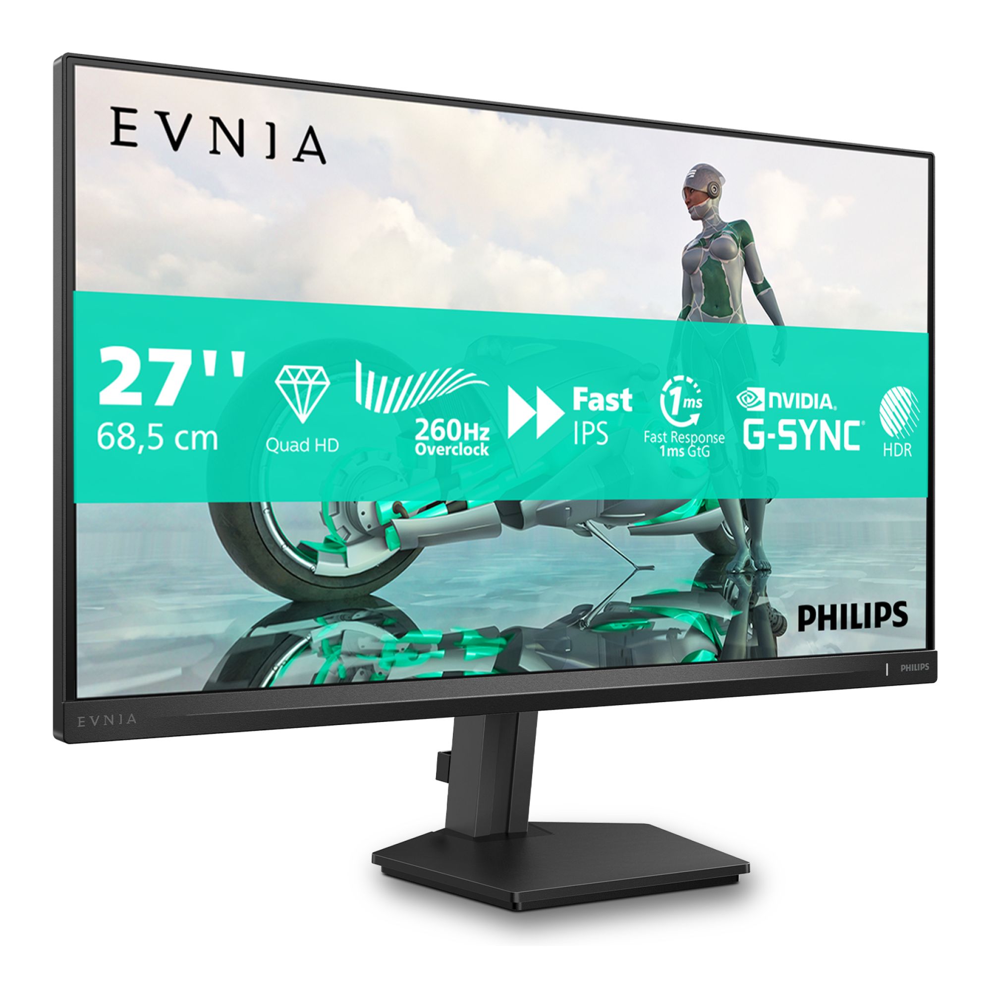 Philips Evnia 27M2N3500PF 27 IPS QHD 260Hz 1ms G-Sync Gaming
