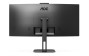 AOC V5 CU34V5CW/BK 34" Wide Quad HD VA LED 1ms Height Adjustable built in Speaker Curved Monitor