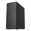 CiT Classic Mid-Tower ATX Desktop PC Case with 500W Power Supply - Black