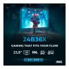 AOC 24B36X 24" IPS Full HD 144Hz 0.5ms Adaptive Sync Gaming Monitor