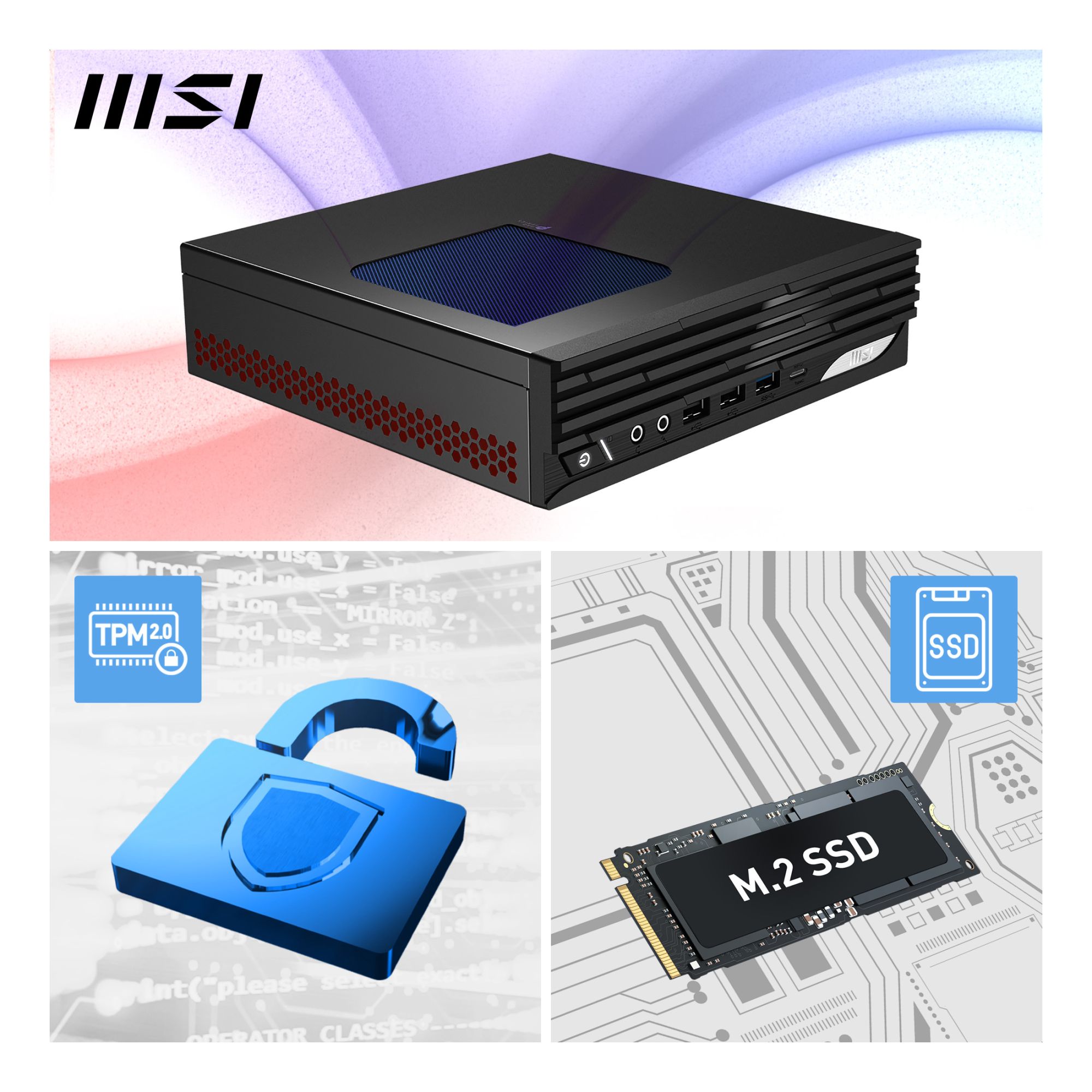 MSI Pro DP21 14M i7-14700 16GB 1TB Win11 Pro PC