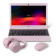 Geo GeoBook 11 Intel Celeron 4GB RAM 128GB SSD 11.6" Laptop - Pink Bundle with Accessories Included