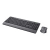 Trust Trezo Comfort Full-size Wireless Keyboard and Mouse Set - Black