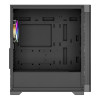 Vida Zephyr V2 Micro-ATX ARGB Tempered Glass Gaming PC Case - Black