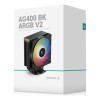 DeepCool AG400 BK ARGB Single-Tower CPU Cooler - Black
