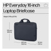 HP Everyday 16-inch 600D Water-Resistant Laptop Briefcase Black