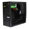CiT Elite Micro-ATX PC Case with 500W Power Supply - Black