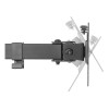 Neomounts FPMA-D550NOTEBOOK 10-32" Full Motion Desk Mount Single Monitor Arm with Laptop Holder - Black