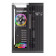 1st Player RT7 BK Tempared Glass Mid Tower Gaming PC Case with 4 x RGB Fans