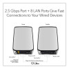 Refurbished - Netgear Orbi RBK852 AX6000 Tri-Band  Wi-Fi 6 Wireless Mesh System Router + 1 Satellite