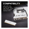 Crucial Pro Overclock White 32GB (2 x 16GB) 6000 MHz DDR5 Desktop RAM